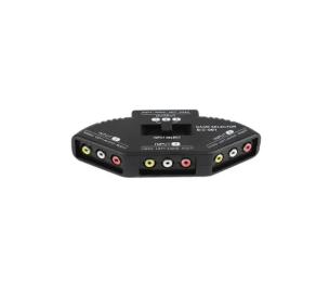 Перехідник Voltronic YT-CWS-3x3RCA/1x3RCA