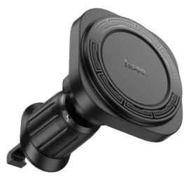 Тримач в авто Hoco H28 Rainbow ring magnetic car holder (air outlet) Black