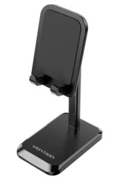 Тримач-підставка для телефона Vention Height Adjustable Desktop Cell Phone Stand Aluminum Alloy Type Black (KCQB0)