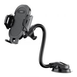 Тримач в авто XO C85 Car hose suction cup mobile phone holder Black