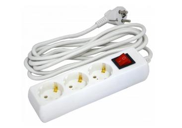 Мережевий фільтр Grunhelm GS3W3M White