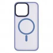 Чохол-накладка 2E Soft Touch MagSafe Cover Basic для iPhone 15 Pro Light Blue