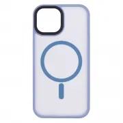 Чохол-накладка 2E Soft Touch MagSafe Cover Basic для iPhone 15 Light Blue