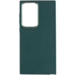 Чохол-накладка EpiK TPU Bonbon Metal Style для Samsung Galaxy S24 Ultra Pine Green