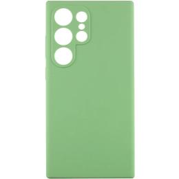Чохол-накладка Lakshmi Silicone Cover Full Camera (AAA) для Samsung Galaxy S24 Ultra Mint