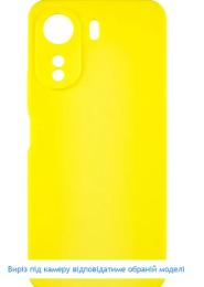 Чохол-накладка Lakshmi Silicone Cover Full Camera (AAA) для Xiaomi Redmi 13C/Poco C65 Yellow