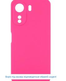 Чохол-накладка Lakshmi Silicone Cover Full Camera (AAA) для Xiaomi Redmi 13C/Poco C65 Barbie Pink