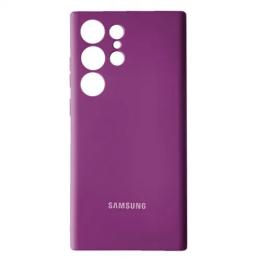 Чохол-накладка Infinity Silicone Case Full for Samsung S24 Ultra Grape