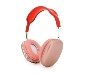 Накладні навушники Voltronic Bluetooth Macaron P9 Red
