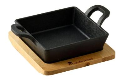 Сковорідка Bergner MasterPro Cook &amp; share 13,6 см, квадратна (BGMP-3805-4)