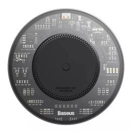 Бездротовий зарядний пристрій Baseus BS-W530 Black + Type-C to Type-C