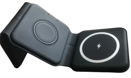 Бездротовий зарядний пристрій Infinity Magnetic 3 IN1 15W Black