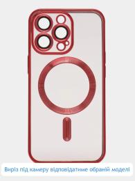 Чохол-накладка Infinity Magnetic для iPhone 12 Red + захист камери