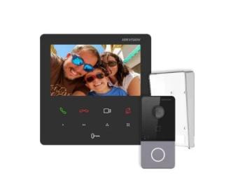 Відеодомофон HikVision DS-KH6110-WE1 + DS-KV6113-WPE1(C) + DS-KABV6113-RS