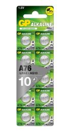 Батарейка GP Batteries LR44 1.5B Alkaline 10шт (A76F-2C10)