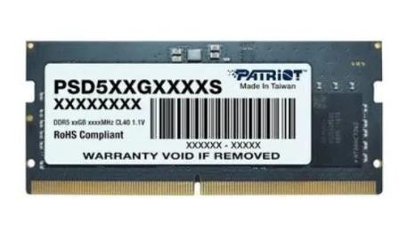 Оперативна память Patriot 8GB SO-DIMM DDR5 4800 MHz (PSD58G480041S)