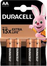 Батарейка Duracell LR06 (АА) MN1500 4 шт.