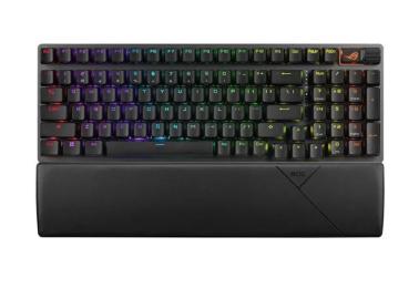 Клавіатура Asus ROG Strix Scope II 96 Wireless EN PBT Black (90MP037A-BKUA01)