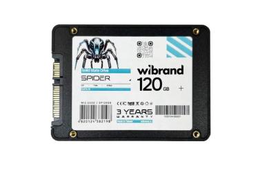 Внутрішній SSD диск Wibrand Spider 120GB 2.5 (WI2.5SSD/SP120GB) тех. пакування
