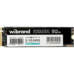 Внутрішній SSD диск Wibrand Caiman 512GB M.2 NVMe (WIM.2SSD/CA512GB)