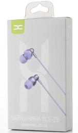 Дротові навушники DC DCS-28 metal (3.5mm) Violet