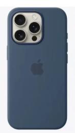 Чохол-накладка Infinity Silicone Case 1: 1 MagSafe for iPhone 15 Pro Max Dark Blue