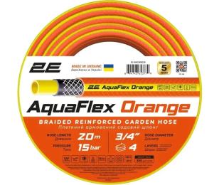 Шланг 2E AquaFlex Orange 3/4 4 шари 20 м (2E-GHE34OE20)