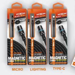 Дата-кабель MOXOM (MX-CB38) USB (тато)  -  Lightning (тато) 1м Black