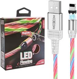 Дата-кабель MOXOM MX-CB67 USB (тато) - Lightning (тато) 1м White