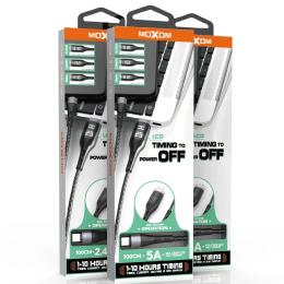 Дата-кабель MOXOM MX-CB39 micro USB (тато)  -  USB (тато) 1м Black