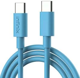 Дата-кабель Infinix XDC33 Type-C (тато)  -  Type-C (тато) 1m Blue