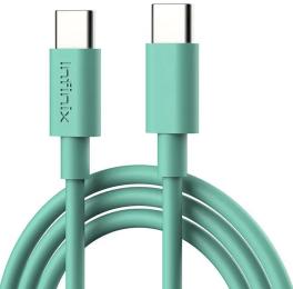 Дата-кабель Infinix XDC33 Type-C (тато)  -  Type-C (тато) 1m Green