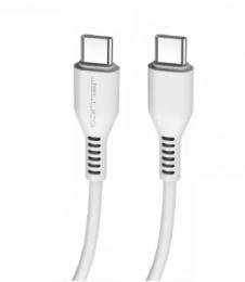 Дата-кабель Jellico KDS-30 Type-C (тато)  -  Type-C (тато) 1m White