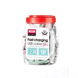 Дата-кабель XO NB212 USB-A (тато)  -  Type-C (тато) 1м (50pcs/Bottle)