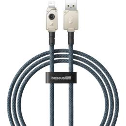 Дата-кабель Baseus Unbreakable Series Fast Charging (P10355802221-00) USB-A (тато)  -  Lightning (тато) 1м Stellar White