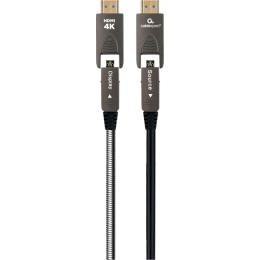 Відео-кабель Cablexpert Armored Series (CCAP-HDMIDD-AOC-20M) HDMI (тато)  -  HDMI (тато) 20m Black
