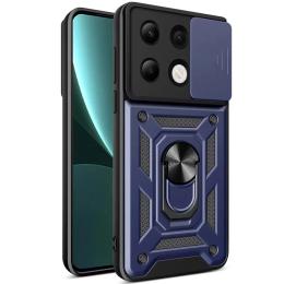 Чохол-накладка EpiK Camshield Serge Ring для Xiaomi Redmi Note 13 Pro 4G/Poco M6 Pro 4G Blue