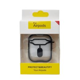 Чохол для навушників CIRCUIT для Airpods 1/2 Black