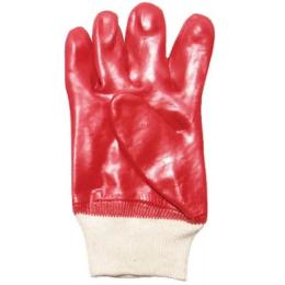 Рукавички робочі Werk WE2111 Red з ПВХ покриттям