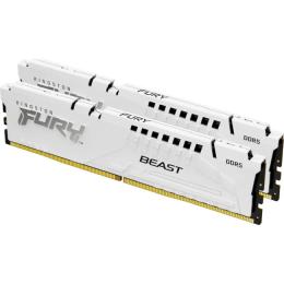 Оперативна память Kingston FURY 64GB (2x32GB) DDR5 6000 MHz Beast White (KF560C30BWK2-64)