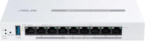 Світч Asus ExpertWiFi EBG19P 8xGE LAN (8xPoE), 1xGE WAN, 1xUSB 3.2, 123W, BT