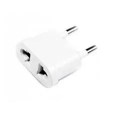 Мережевий перехідник Infinity Євро 220v White (з американської на європейську)