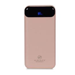 Зовнішній портативний акумулятор Kraft KPB-2010FC 10000 mAh Pink 22.5W