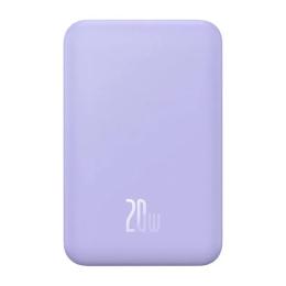 Зовнішній портативний акумулятор Baseus Magnetic Mini Wireless Fast Charge Power Bank 20000mAh Purple (PPCX150005)