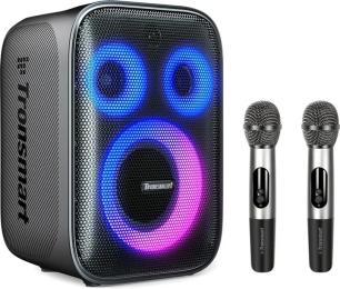 Акустика портативна Tronsmart Halo 200 Black + 2 бездротові мікрофони