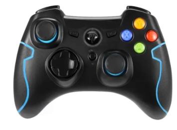 Геймпад Infinity EasySMX 9013 для PS3, Windows, Android TV Box, 2.4G Black Blue