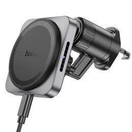 Тримач в авто Hoco HW15 Metal Gray