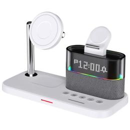 Бездротовий зарядний пристрій EpiK C09 4in1 White