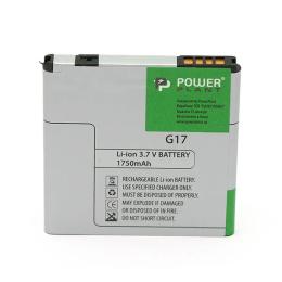 Акумулятор до телефону PowerPlant HTC G17 BG86100 Transparent 1750 mah
