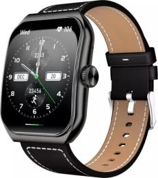 Смарт-годинник Xiaomi Black Shark GT3 Black шкіряний ремінець